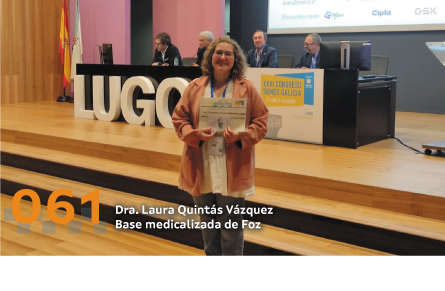 Premio a la mejor comunicación en XXVI Congreso Semes-Galicia